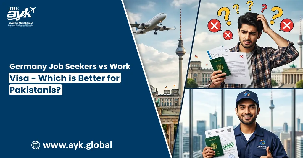 Germany Job Seeker vs Work Visa – Which is Better for Pakistanis?